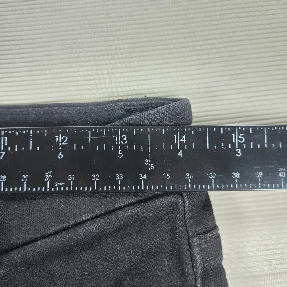 BKE Universal Fit Parker High Rise Western Black Bootcut Jeans Women's Size 27